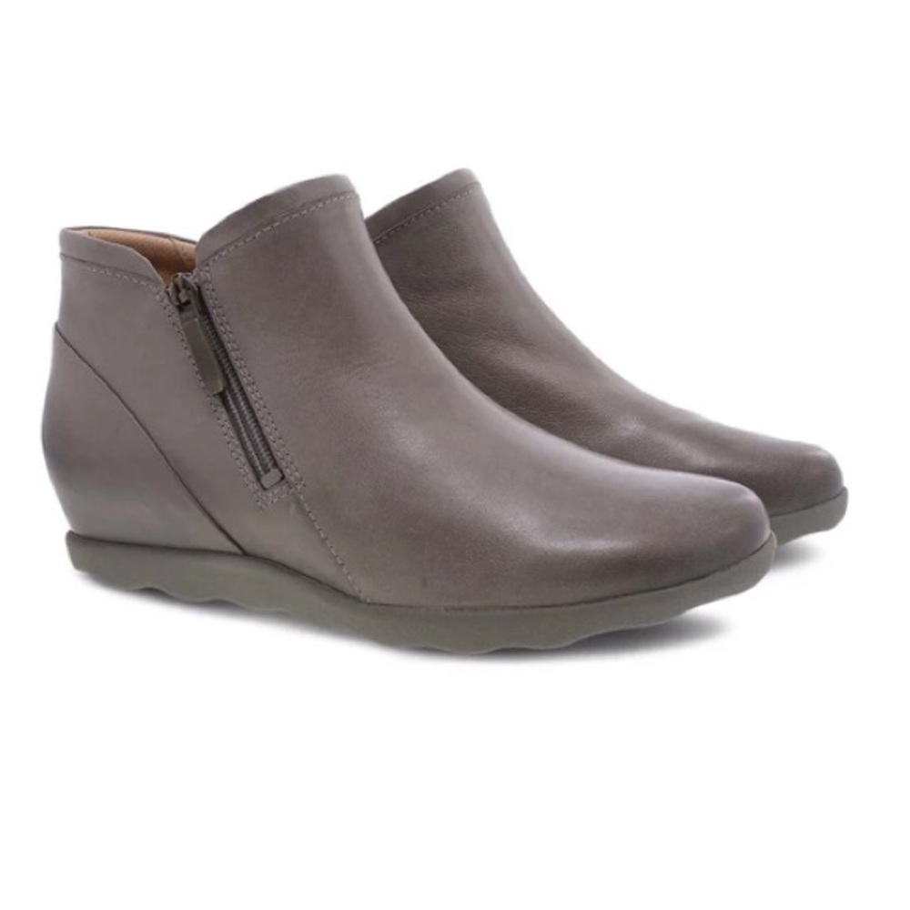 Dansko Women's Miki Taupe Wedge Ankle Booties Size 9 1/2 US/40 EU